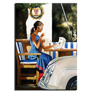 Obraz Jack Vettriano - Morning news - 50x70cm