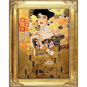 Obraz Gustav Klimt Złota Adela 37x47cm
