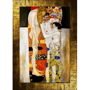 Obraz Gustav Klimt Trzy okresy z życia kobiety 75x105cm