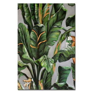 Obraz liście tropikalne 60x90cm