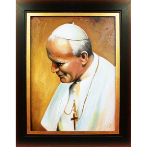 Obraz Jan Paweł II 27x32cm
