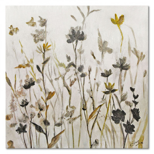 Obraz abstrakcja kwiaty 60x60cm