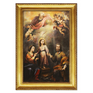 Obraz Bartolome Esteban Murillo "Święta Trójca" 75x105cm