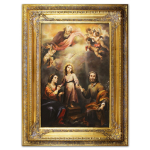 Obraz Bartolome Esteban Murillo "Święta Trójca" 90x120cm