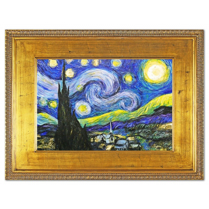 Obraz Vincent Van Gogh "Gwieździsta noc" 92x122cm