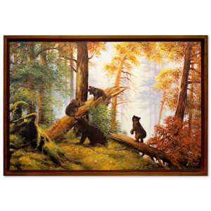 Obraz Iwan Iwanowicz Szyszkin "Poranek w sosnowym lesie" 85x125cm
