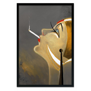 Obraz kobieta z papierosem 63x93cm