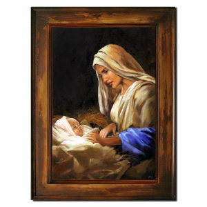 Obraz Maryja z dzieciątkiem Jezus 86x116cm
