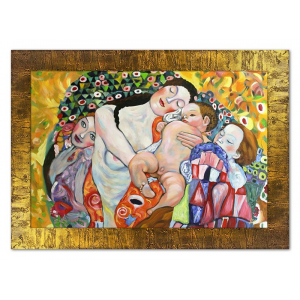 Obraz Gustav Klimt Życie i śmierć 77x107cm