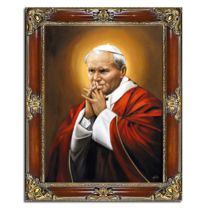 Obraz papież Jan Paweł II 75x95cm