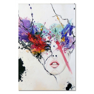 Obraz abstrakcja twarz kobiety 60x90cm