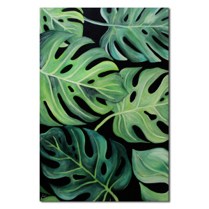 Obraz liście tropikalne 60x90cm