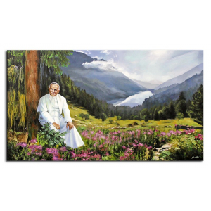 Obraz papież Jan Paweł II 80x140cm