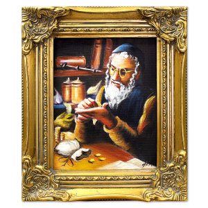 Obraz żyd na szczęście 30x35cm