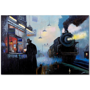 Obraz David Tutwiler "Kolej Amerykańska" 200x125cm