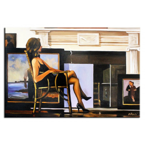 Obraz JACK VETTRIANO - THE MODEL AND THE DRIFTER - 60x90cm