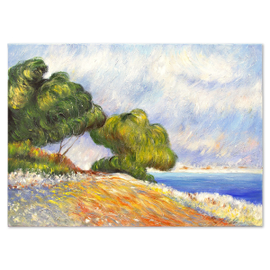 Obraz Claude Monet - "Mentona widziana z Cap Martin 110x150cm