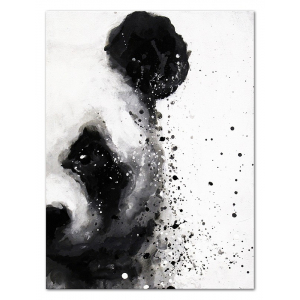 Obraz Abstrakcja Niedźwiedź 80x120 cm