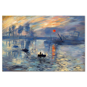 Obraz Claude Monet Wschód słońca 60x90cm