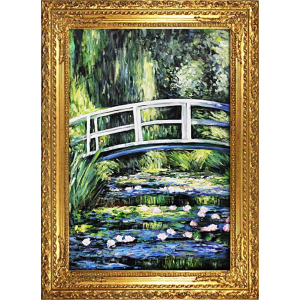 Obraz Japoński mostek Claude Monet 80x110cm