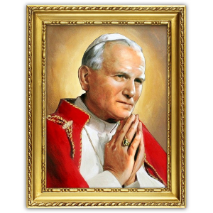 Obraz papież Jan Paweł II 37x47cm