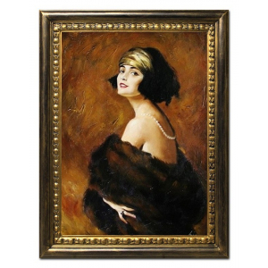 Obraz Tadeusz Styka Pola Negri 64x84cm