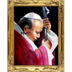 Obraz Papież 37x47cm