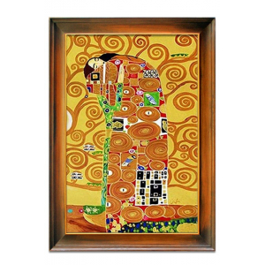 Obraz Gustav Klimt Spełnienie 75x105cm