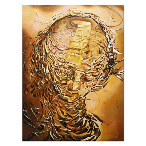 Obraz Salvador Dali "Eksplodująca głowa" 90x120cm