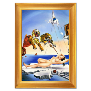 Obraz Salvador Dali "Sen spowodowany lotem pszczoły" 75x105cm