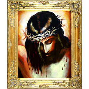Obraz Jezus ciernie 53x64cm