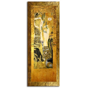 Obraz Gustav Klimt Węże wodne 68x168cm