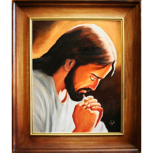 Obraz Jezus modlący 53x64cm