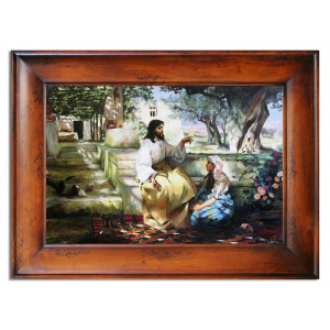 Obraz Chrystus w domu Marii i Marty H. Siemiradzki 87x117cm