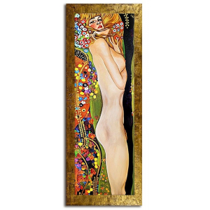 Obraz Gustav Klimt Węże wodne 68x168cm