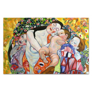 Obraz Gustav Klimt Życie i śmierć 60x90cm