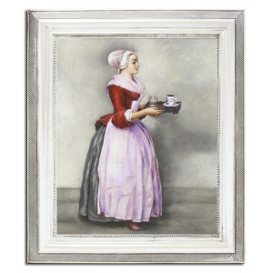 Obraz Jean-Étienne Liotard - Dziewczyna z czekoladą 53x64cm