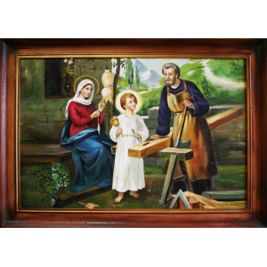 Obraz św. Rodzina 75x105cm