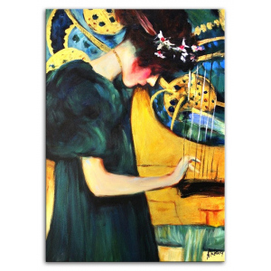 Obraz Gustav Klimt Muzyka 60x90cm