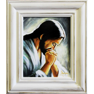 Obraz Jezus modlący 27x32cm
