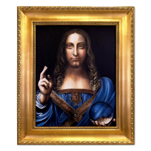 Obraz Leonardo da Vinci "Zbawiciel świata" 55x65cm