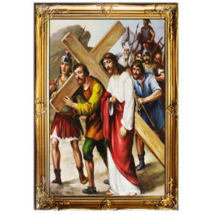 Obraz Droga Krzyżowa 75x105cm