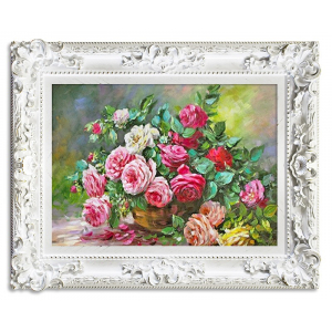 Obraz kwiaty róże 75x95cm