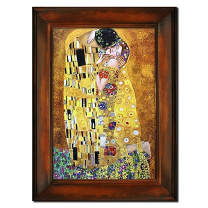 Obraz Gustav Klimt Pocałunek 85x115cm