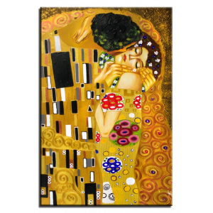 Obraz Pocałunek Gustav Klimt 60x90cm