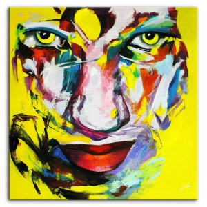 Obraz Françoise Nielly pop art 100x100cm