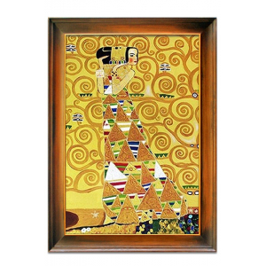 Obraz Gustav Klimt Drzewo życia - Oczekiwanie 75x105cm